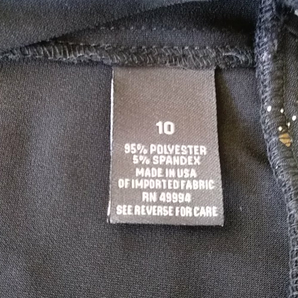 Dress Barn Sparkle Stretch Dress 10 - Picture 4 of 12
